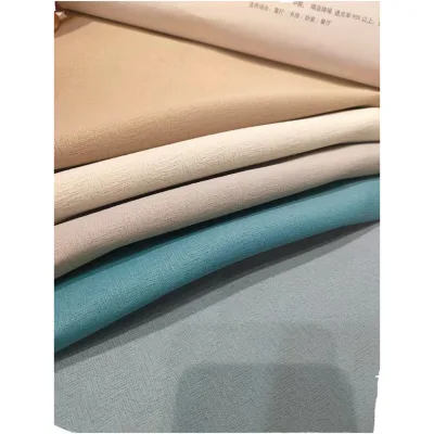 Wholesale Polyester Woven Heavyweight Dyed Blackout Curtain Fabric Roll High Quality Textiles 400gsm Make-To-Order