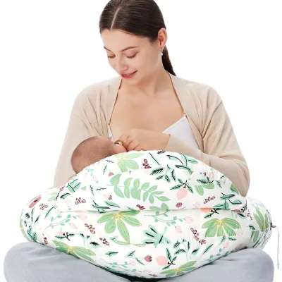 Modern Plus-Size Infant Support Baby Chair with Adjustable Belts & Removable Cotton Covers Comfortable Nursing Pillow