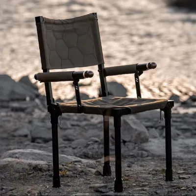 Factory OEM Customizable Aluminum Outdoor Foldable Camping Chair Portable Fishing Picnic Beach Travel Durable Fast Opening