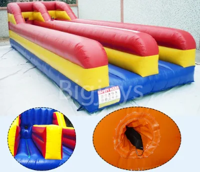 Outdoor Party Game Equipment Competition Challenge Race Equipment 2 Lanes Bungee Run