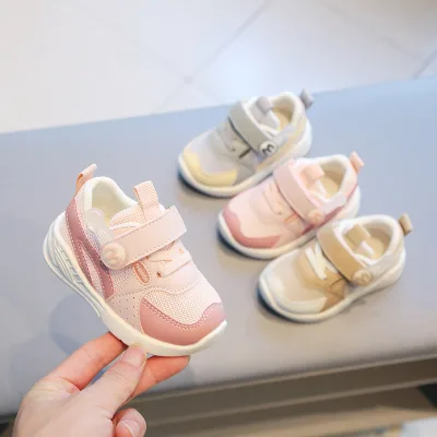 Breathable Kids Walking Shoes Casual Shoes Baby Boy Soft Baby Booties Shoes Non-Slip