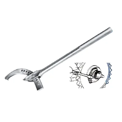 120-325mm C Type Adjustable Hook Spanner Wrench Vehicle Tool