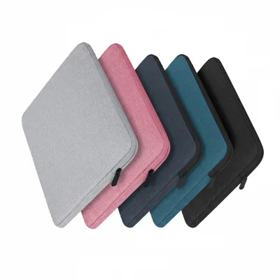 Wholesale Custom Stock 13 14 15 Inch Modern Panelled Zipper Laptop Bag Cheap Work Computer Notebook Case Sleeve