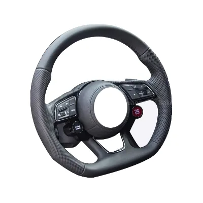 For Audi Custom LED Matte Carbon Fiber  Steering Wheel