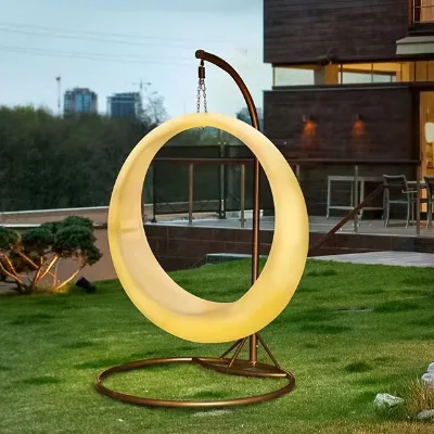 LED swing with the metal stand