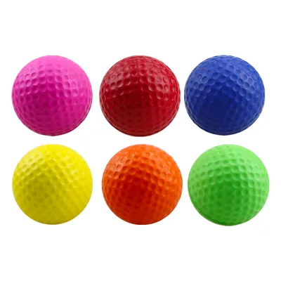 Factory Custom Lightweight Hollow Pickleball Indoor/Outdoor Color Rubber Practice Plastic Swing Training Air Flow Pickleball