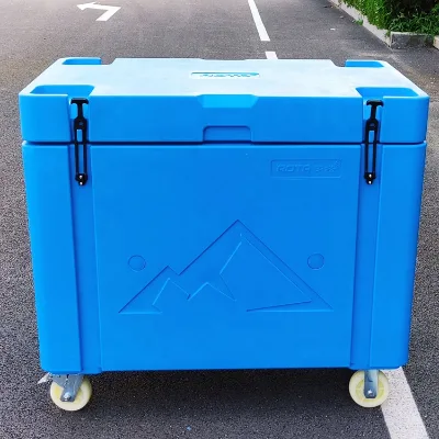 Free Printed Logo and Color 330L CO2 Cooling Container Dry Ice Cooler Transport Box Storage Container