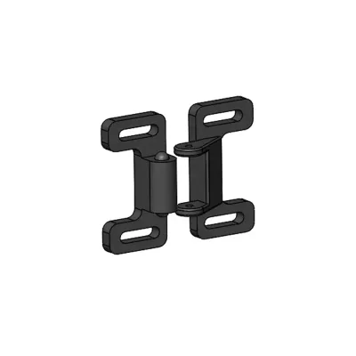 Wholesale Plastic Buckle Nylon Butterfly Shaped Door Catches for S10 Aluminum Profile