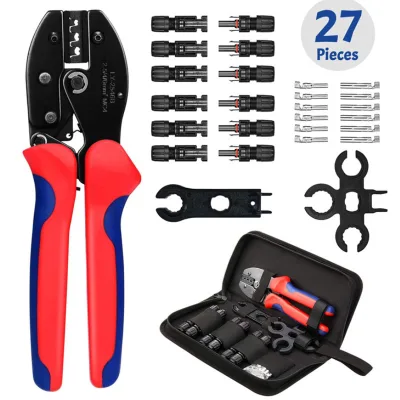 Mc 4 Solar Panel Crimping Tool Kit High Quality Solar Cable Connectors