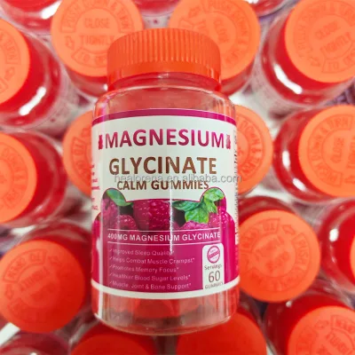 Hot Sale Magnesium Glycinate Gummies Sugar Free OEM Private Label Supplement Magnesium Malate Gummies