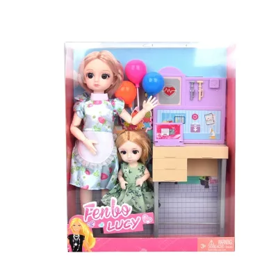 New Dolls Set Nurse Lovely Doll House Indoor Playing Game Girl Toy