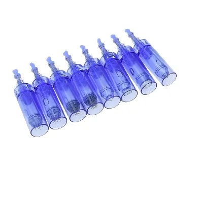 A6/A1 Pen Disposable Blue Short Stainless Steel Needle Cartridge 12/24 Nano Bayonet Replacement 9/12/24/36/42 Pins