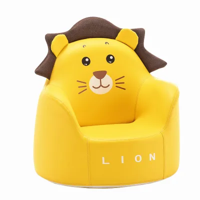 Hot Sale PU Animal Skin Baby Couch Modern Design Sofa Cushion for Outdoor Bedroom Living Room Dining Cute Animal Style Toy Seat