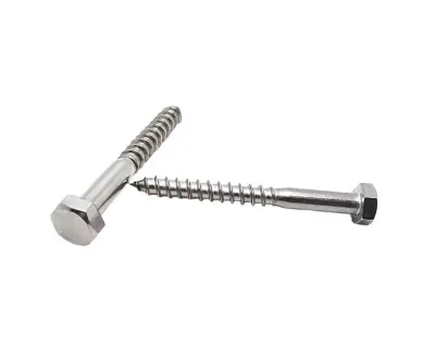 Heavy Duty Drillable Tent Peg 316 Stainless Steel Hex Head Bolt Style with Fine Thread for Inch/Metric Sand Beach & Hard Ground