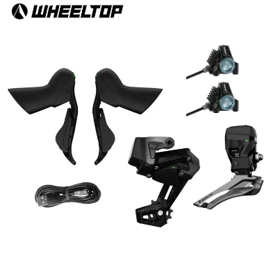 Wheeltop Groupset EDS-TX TX-7000 Hydraulic Disc Wireless Carbon Electronic Shifter/Derailleur