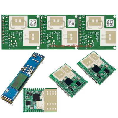 60G 60GHz FMCW Radar Sensor Heart Rate Fetection Fall Breath Detect HLK-LD6002 LD6002B LD6002C LD6003 LD6003G LD6004