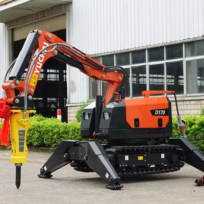 Wireless Controlled Demolition Electric Machine Yuchai D170 Multi Attachments for Furnace Cement Plant Renovation Project