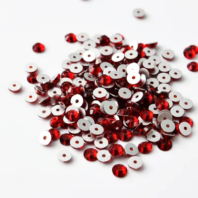 AAA Grade Color Siam Lochrose Crystal Sew on Rhinestone Embroidery Beads