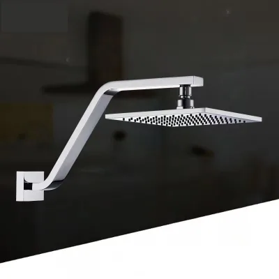 2024 New Ideas High Quality Solid Brass Shower Pipe Arm Extension Heighten Shower Head Holder Bathroom Bracket Rod Accessories