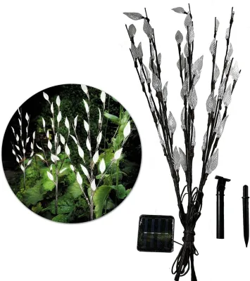 Solar Branches Lights Set for Landscape Pathway Yard Garden Decoration Decorative Christmas Solar Tree Lightes