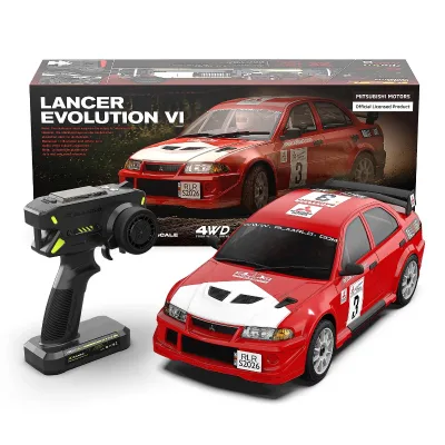 RLAARLO SLEVO 1/7 Mitsubishi EVO 6.5 TME Licensed 4WD Brushless RC Rally Car 180A ESC 4274 Motor 6S 45kg Servo RTR Vehicle