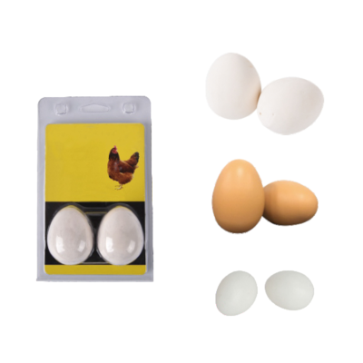 Poultry Egg for Chicken Nest Training Laying Hens Plastic Practice Eggs Bird Breeding