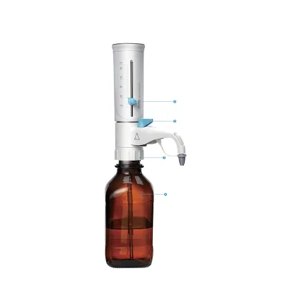 Dispenser 0.5-5 ml 1-10 ml 2.5-25 ml 5-50 ml Adjustable Volume Digital Bottle Top Dispenser Laboratory Machine with Adapter