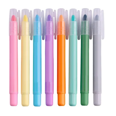 Factory Custom Non-toxic Bible Highlighters Pens No Bleed Colored Gel Highlighters Set Bible Markers Pastel for School Office