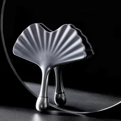 Gift of Radiance 2025 Ginkgo-Shaped Gua Sha Pad Face Lift & Whitening Eco-Friendly & Ergonomic Home Use Skin Care Tool
