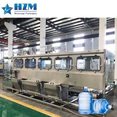 Automatic 19 L Big Barrel 20 Liter Polycarbonate Returnable Bucket 5 Gallon Bottled Water Filling Machine