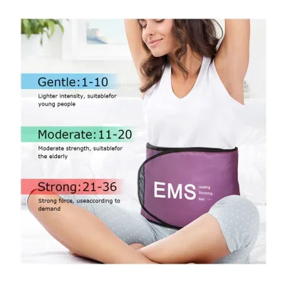FUMEI EMS Waist Fitness Belt Abs Stimulator Muscle Toner Electrode Slimming Trainer Belts