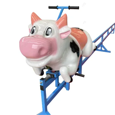 Farm Attention Cow Race Ride Park Non-powered Animal Themed Bull Race Rides on Sale