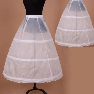 Bridal Wedding Dress Skirt Three Circles Elastic Size Adjustment Skirt Support Foreign Trade European and American Petticoat