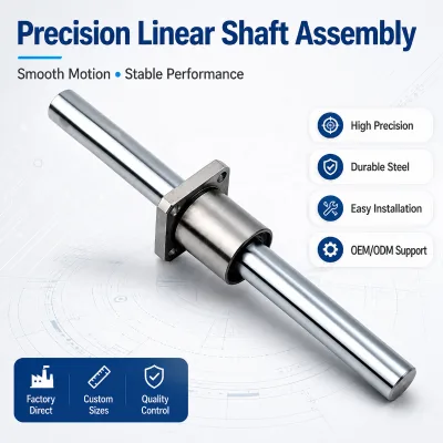 OEM Customized Services Chrome Plated Stainless Steel Linear Shaft WCS32 WCS35 WCS40 Cylinder Linear Shaft for Fitness Equipment