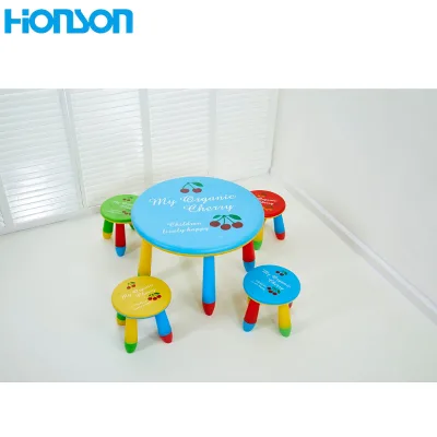 Good Price Preschool Kids Square Table Chair Set Daycare Plastic Amutong Tables