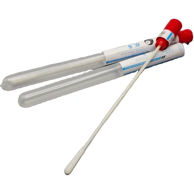 CF Disposable Swabs for Male Female Specimen Collection PE/PP/PES Material CE Certified Class II 12*75 Size Ethylene Oxide