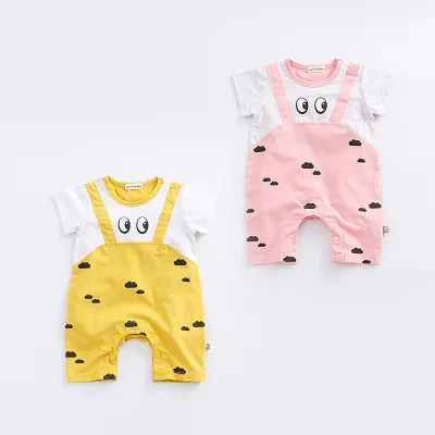 Baby Product Wholesale 2017 Newborn Little Cute Baby Girl Comfortable Clothes