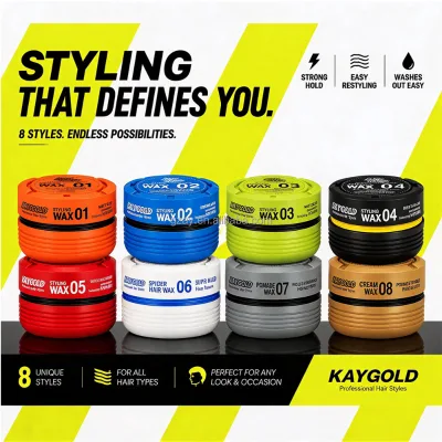 Private Label Men Hair Wax Strong Hold Easy Control Easy Wash Texturizing OEM ODM Custom Logo Packaging