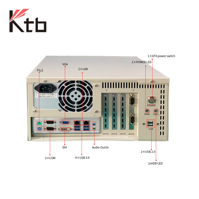 KTB Factory Direct IPC-608T Compact IPC with Single-side I/Os Support Customizable MATX & Industrial Pc
