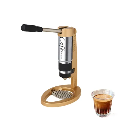 New Style Small Home Office Use 100ml Espresso Cappuccino Machines Manual Hand Pressure Espresso Coffee Maker Machine Commercial