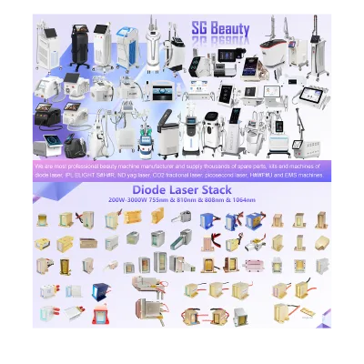 Beauty Machines Spare Parts Accessories Diode Laser IPL ELIGHT YAG Picosecond Laser CO2 Fractional Laser RF EMS Hand Piece