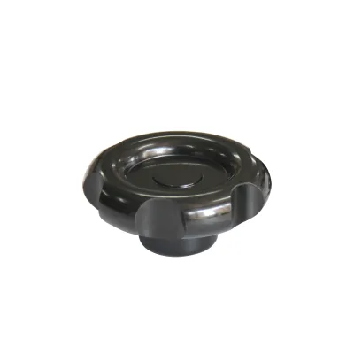 Black Bakelite Corrugated Handwheel Machine Tool Accessories Male and Female Thread Six-star Handwheel Adjustment Knob