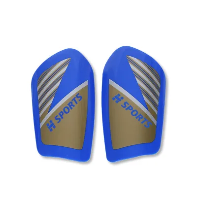 H Sports Custom Logo Soccer Shin Guards EVA Plastic Composite PP&EVA Basic Protection Pull-On Closure Adult Unisex