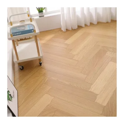 Modern Look Art Parquetry Flooring Brushed Multilayer Engineered Hardwood European Oak 14mm Thickness T&G Installation Indoor