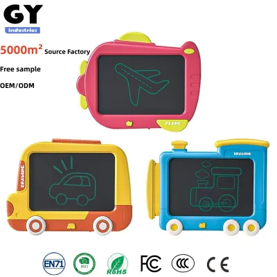 New LCD Writing Tablet One-key Clear Children's Graffiti Painting Cartoon ABS LCD Flexible Screen Board
