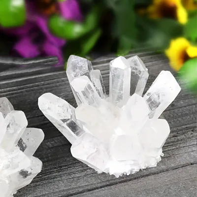 Wholesale Druzy Style Clear Quartz Cluster Decoration Different Size for Choice 1872572