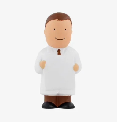 Personalized Physician Stress Balls Promotional Squeeze Toy Custom Logo Imprint Soft Foam Bulk Gift Novelty Office Desk