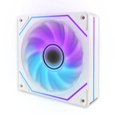 120mm ARGB PC Case Fan PWM Cooling Fan for Desktop Computer with Prism Pro Design and Infinity Mirror Light Axial Cooling Fan