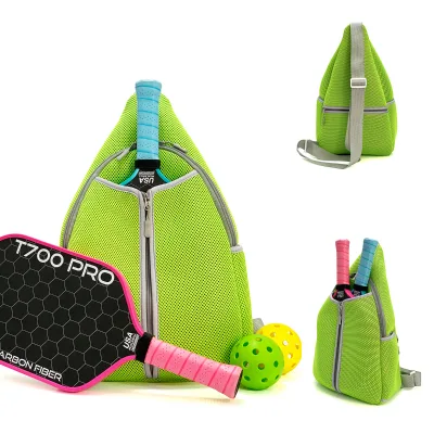 In Stock Pickleball Paddle Sling Neoprene Pickle Ball Racket Bag Lightweight Pickleball Crossbody Bag for Women Pickleball Bag