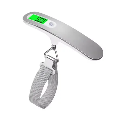 Hot Selling 50kg Accurate Portable Electronic Express Scale Hand Luggage with Tape Measure Travel Luggage Scale